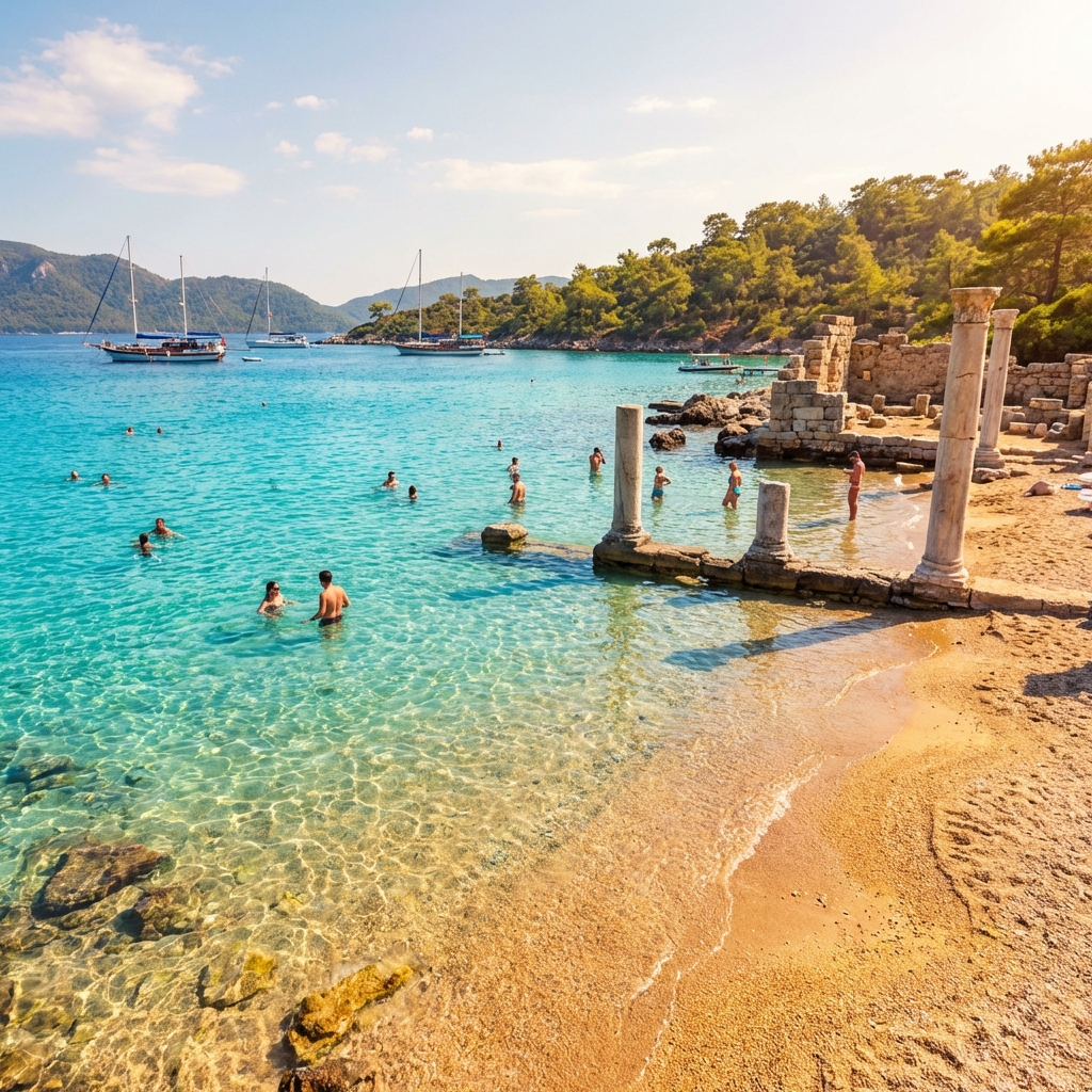 Nefeshan Karavan yakınında gezilecek yerler - Sedir Adası